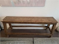 RUSTIC CONSOLE TABLE