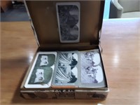 Vintage Collection Of Stereoview Photo Cards With