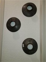 6PC METAL WALL HANGINGS