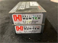 20rds Hornady Precision Hunter 6.5 Creedmoor 143gr