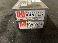 20rds Hornady Precision Hunter 6.5 Creedmoor 143gr