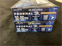 20rds Federal 30-06 Springfield 180gr Jacketed SP