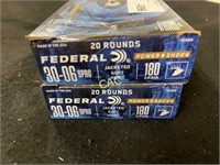 20rds Federal 30-06 Springfield 180gr Jacketed SP