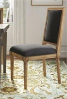 Libretto Black  Upholstered Side Chair