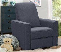 Isair Swivel Reclining Glider In  Navy