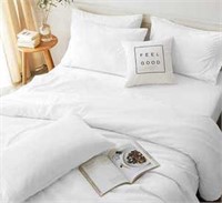 Qn Sz Wht 6 Piece Hotel Luxury Soft 1800 Series