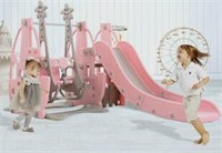 6 Month & Up Swing Set Toddler  Slide    Pink