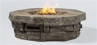 Propane-nat Gas Fire Pit Table Natural Stone And