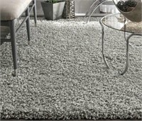 6'7"x9' Timmothy Silver Area Rug