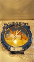 Camel Clock new in package 16" tall, 15" wide