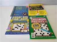 Crossword Puzzle Books Assortment