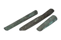 Lot of 3 Antique Bronze Tools