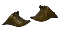 Pair of Antique Bronze Spanish Colonial Stirrups