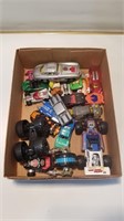 Box Assortment of cars, etc.