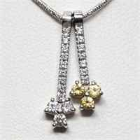 Certified 10K Diamond And Yellow Diamond(0.29ct) N