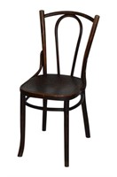 A Stamped Seat Bentwood Side Chair