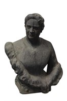 Large Bronze Bust - Chabuca Granda