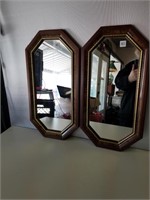 Set of 2 Mirrors 20" x 12"