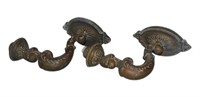 Pair of Antique Caryatid Copper Wall Sconces