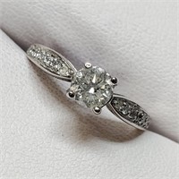 Certified PT950 Diamond(0.62ct) And Diamond Ring