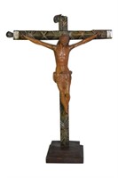 Highly Carved Antique Crucifix