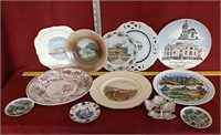 Souvenir decorative plates