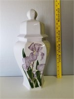 Porcelain Urn/Jar 15.5" tall