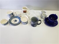 Assortment of Cups and Saucers