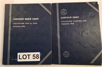Partial Lincoln Cent Book 1909-1999