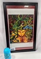 Medusa Framed Signed Numbered Print
