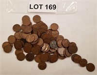 Bag of (100) Lincoln Wheat Pennies