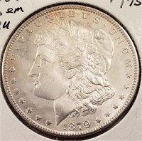 1879-S Morgan Silver Dollar, Higher Grade