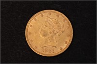 $10 GOLD 1881