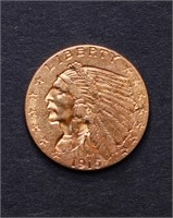 $2.50 GOLD 1915