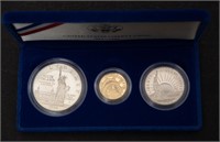 1986 PROOF LIBERTY COIN SET GOLD AND SILVER MIX