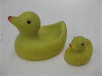 Vintage Rubber Ducky Mom & Baby