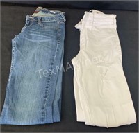 (2) Ladies Fashion Denim Jeans, Various Brands