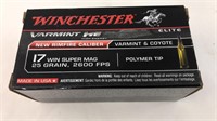 Winchester 17 WSM 25gr Poly Tip