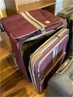 Two skyway suitcase and travel bag