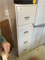 Steele works filing cabinet with KEITH