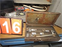 METAL BOX W/ SOCKETS & WRENCH (NOT A COMPLETE