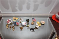 LARGE LOT OF LAPEL PINS