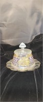 Antique Beautiful Northwood Butter Dish