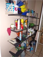 Misc Laundry shelf misc items lot
