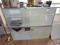 Display cabinets with sliding doors