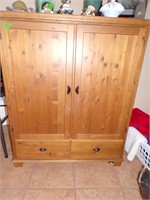 Wooden double door  storage cabinet