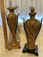 DECORATIVE CANDLE STAND AND URN