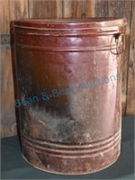 Antique lard tin