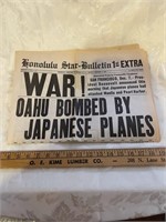 HONOLULU STAR NEWS PAPER ABOUT PEARL HARBOR