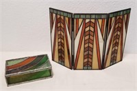 Stained Glass Box & Tea Light Holder